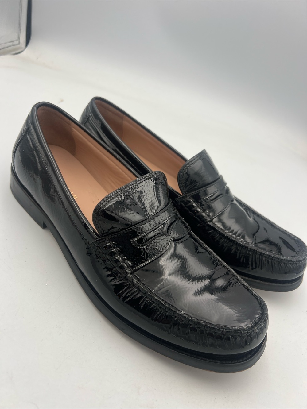 COLE HAAN GRAND 360 Black Patent Leather Loafer Women’s Size 8.5